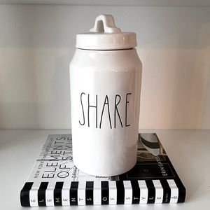 Rae Dunn SHARE Canister